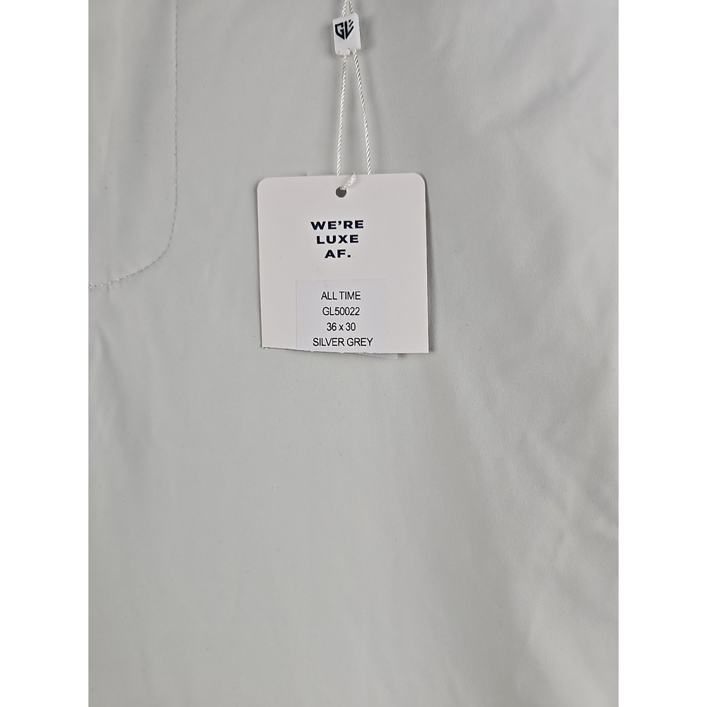 Graham Luxe All Time Pants Mens 36x30 Light Gray Stretch Golf Performance Soft‎ - Picture 4 of 10